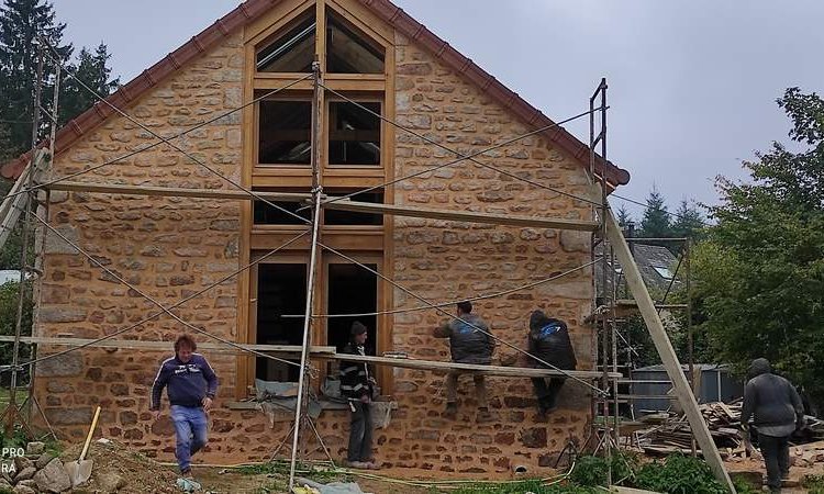 Rénovation façade maison - Saulieu - COMMUNEAU ARTON BTP 