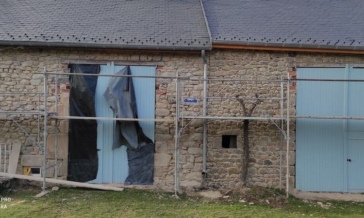 Rénovation façade maison - Saulieu - COMMUNEAU ARTON BTP 