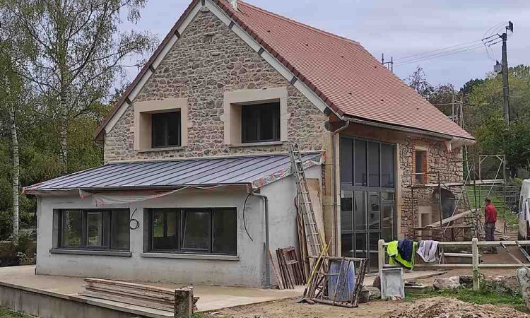 Rénovation d'une maison ancienne - Saulieu - COMMUNEAU ARTON BTP 